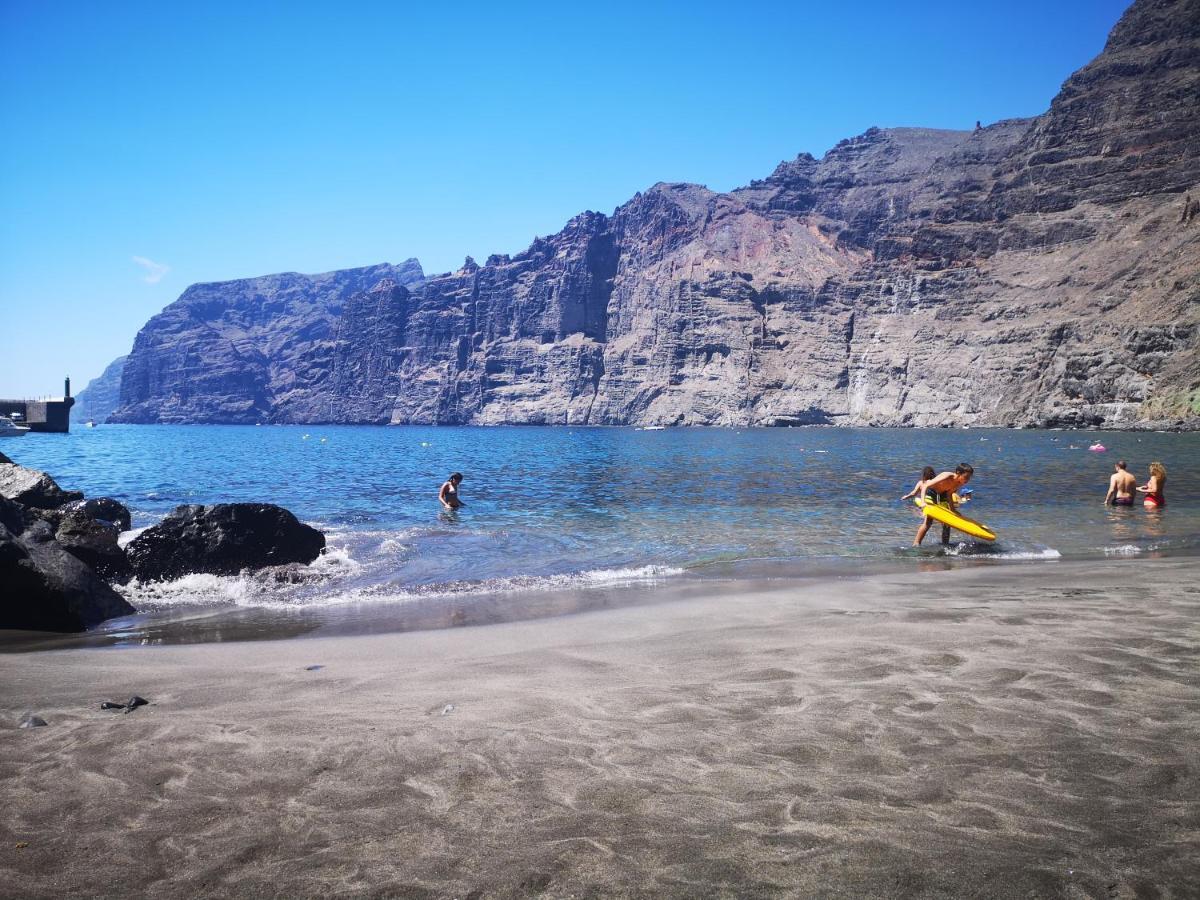 Magical Apt. With Sea View & Cliff Acantilado de los Gigantes ภายนอก รูปภาพ