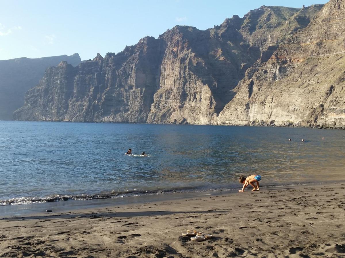 Magical Apt. With Sea View & Cliff Acantilado de los Gigantes ภายนอก รูปภาพ